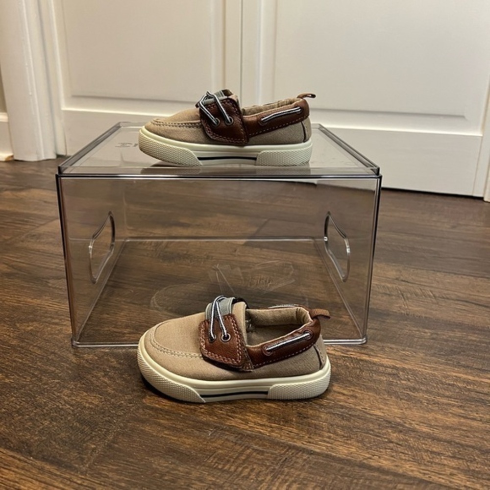 Tombik Toddler Boys Boat Shoes Size Toddler 5 Color Brown